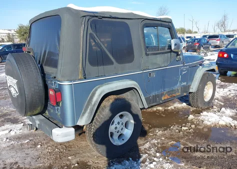 1999 Jeep Wrangler Sport from USA, damaged, VIN 1J4FY19S6XP451393